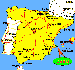 Situer D�nia en Espagne